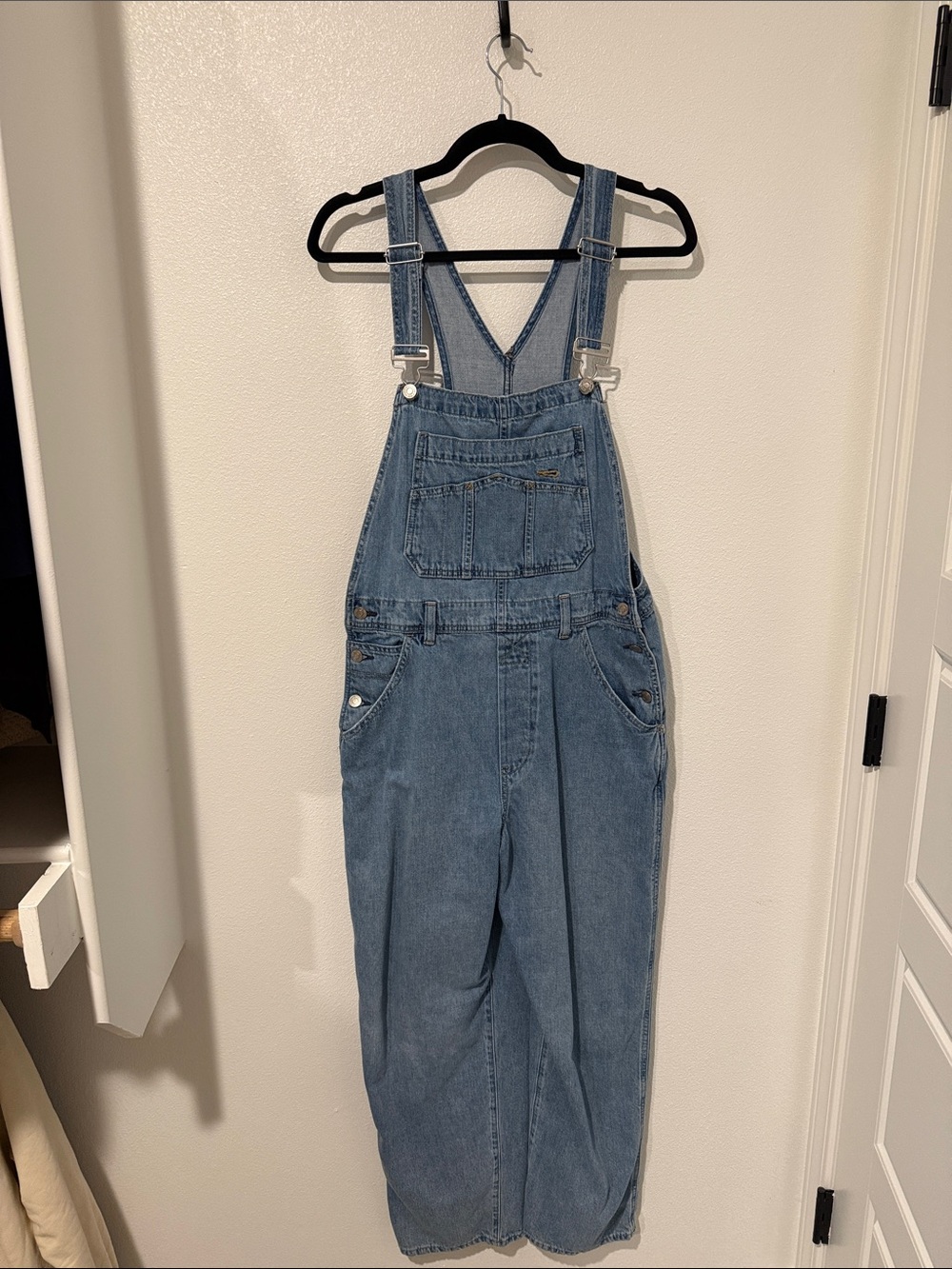 GAP Light Blue Denim Overalls Jumpsuit